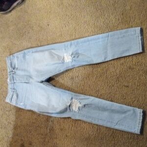 Forever 21 Light Distressed Jeans
